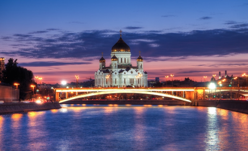 front, illuminated, city, bridge, night, church, architecture, 4K, cathedral, river, bridge - Man Made Structure, at night, europe, dusk, time  Church