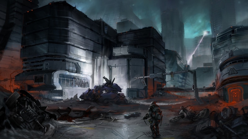 creativity, group of people, male likeness, human representation, 1080P, Halo 3: ODST, Halo, sculpture, outdoors, statue, poster, people, building, built structure