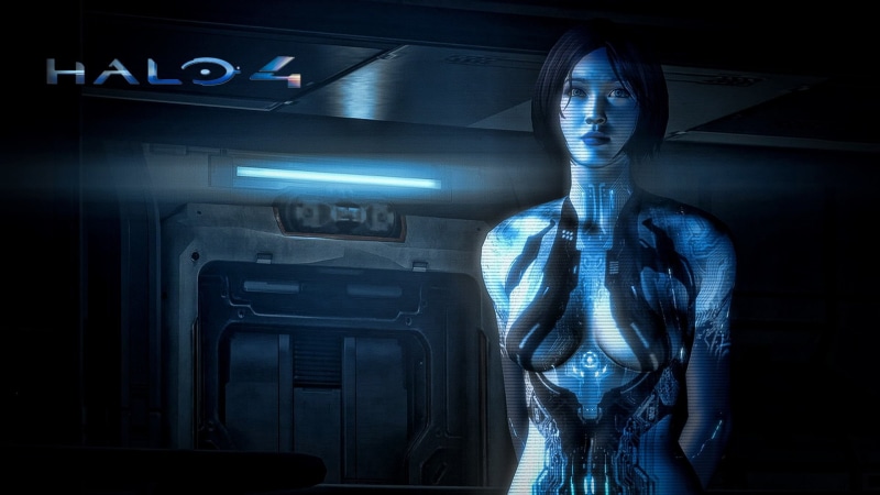 hairstyle, Halo, Halo 4, young adult, contemplation, human body part, futuristic, representation, people, adult, waist up, 1080P, cyborg, night, technology
