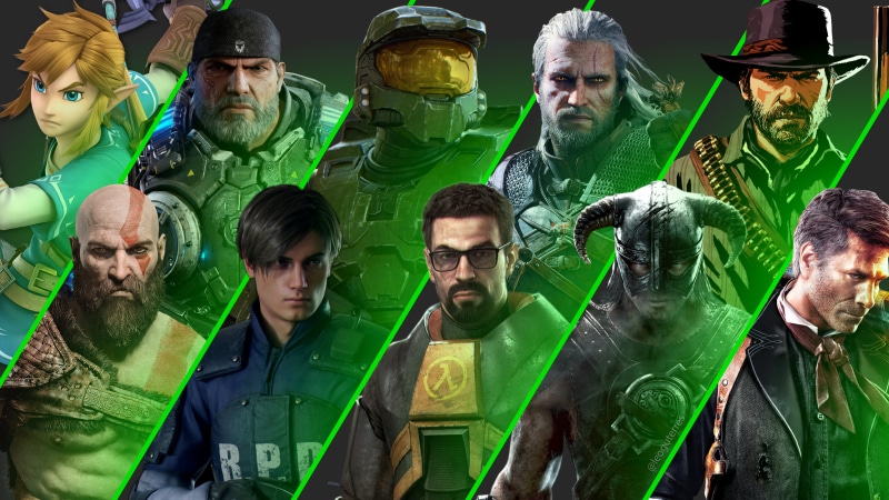 Kratos, Xbox, Arthur Morgan, Geralt of Rivia, Nintendo, Leon Kennedy, The Legend of Zelda: Breath of the Wild, PlayStation, The Witcher, Resident Evil 2