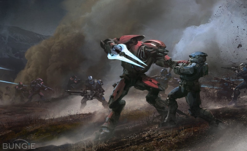 sign, sports helmet, reach, Battlefield, halo reach battlefield, occupation, halo reach game 2010, headwear, Halo, multiplayer, transportation, Games, smoke - physical structure