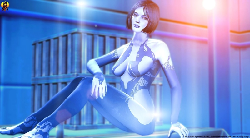 young adult, females, beautiful people, adult, fashion model, lens flare, Halo, illuminated, Halo 4, hairstyle, technology, clothing, young women, Cortana (Halo)