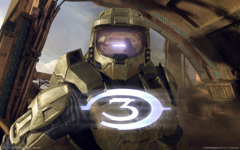 Master Chief, no people, Halo 3, architecture, day, Halo, history, human representation, 1080P, communication, protection, video games, illuminated, Xbox One