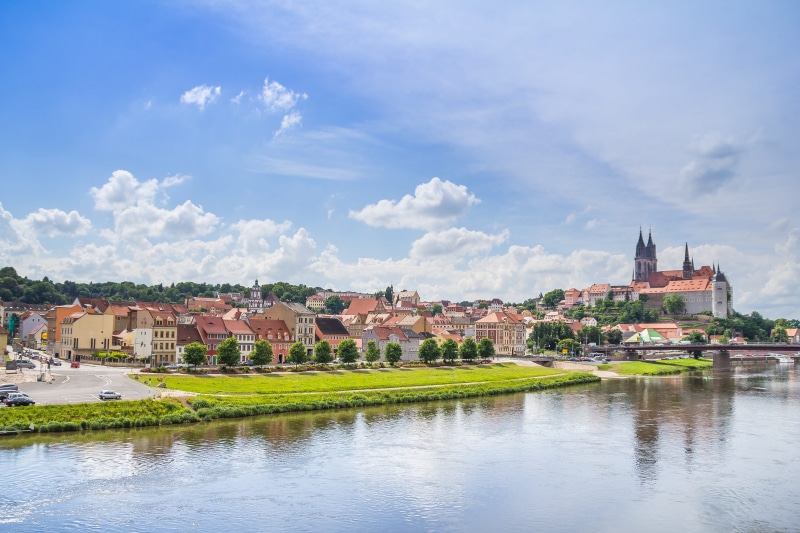vines, green, building, day, nature, row of houses, bank, city, away, germany, Albrechtsburg, forest, no people, waterfront, of course, Dom, alley, cathedral