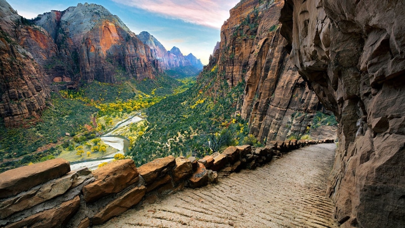 states, mountain, 1080P, zion, landscape, national, sky, rock, hd, united, utah, nature, park, landing, formation, angels