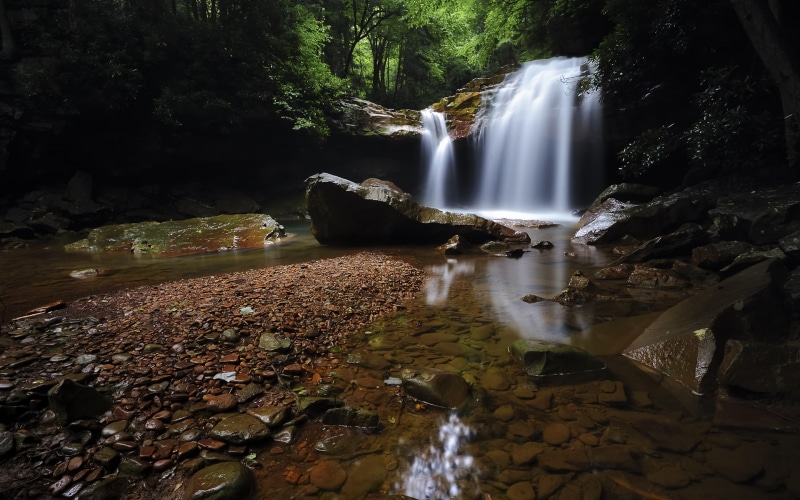 stream, photography, forest, stones, timelapsed, rocks, hd, nature, 1080P, waterfall