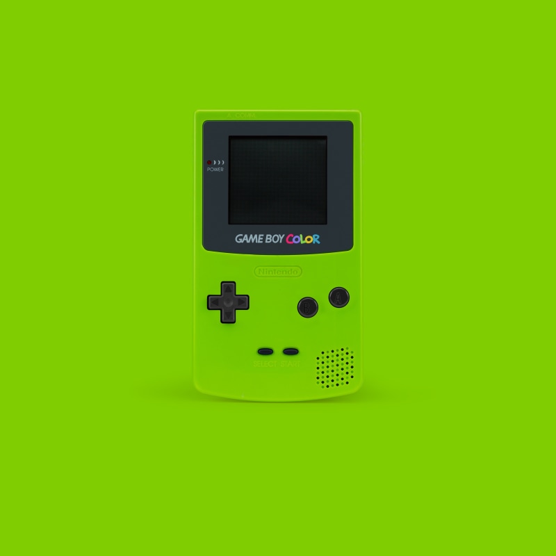 device screen, electricity, gameboy color, gameboy, communication, copy space, nintendo, colored background, electronics industry, connection, computer