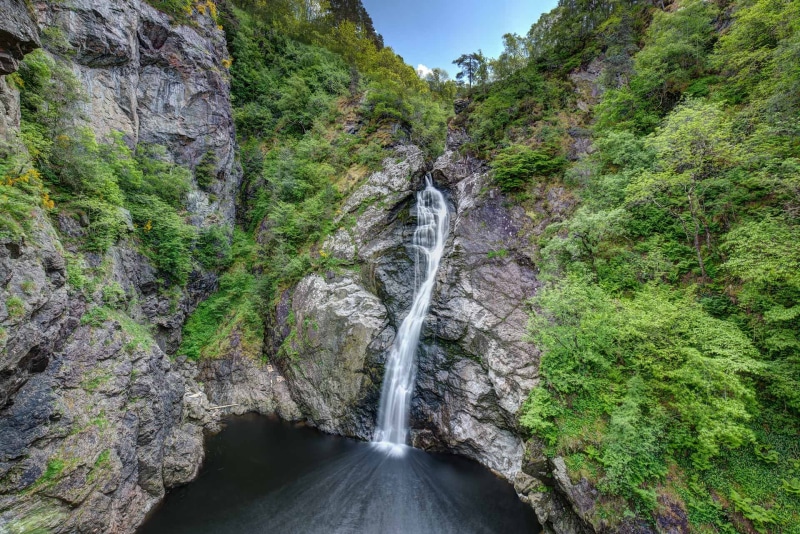rock - Object, river, waterfall, outdoors, timelapse, water, photography, mountain, Loch Ness, landscape, forest, nature, Falls of Foyers, stream, waterfalls