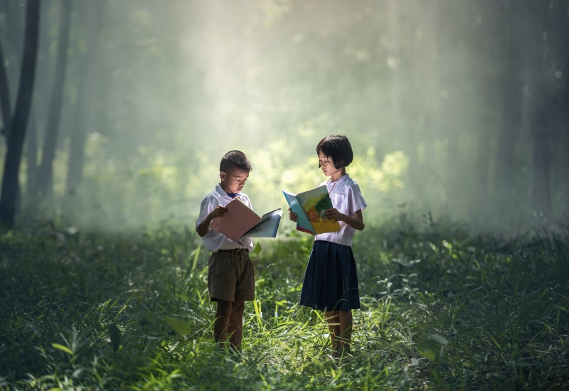 read, green, plant, land, asia, 5K, two, literature, life, mens, history, growth, adult, pets, sweet, real people, dear, children, in the country, boy