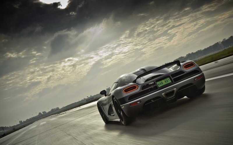 day, outdoors, Koenigsegg Agera R, beauty in nature, no people, nature, road trip, motor vehicle, transportation, sky, road, car, non-urban scene, speed