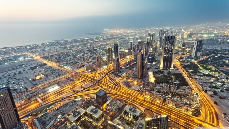 2K, 2560x1440, ultra hd, dubai, 4K, khalifa, city