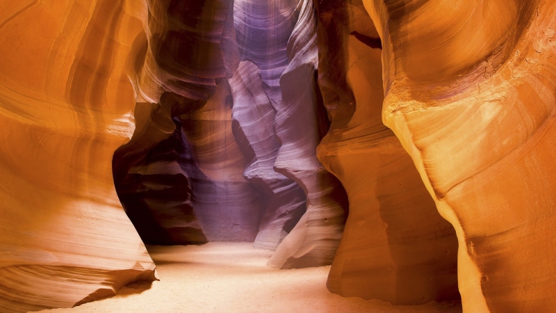 canyon, cave, rocks, Antelope Canyon, 1080P