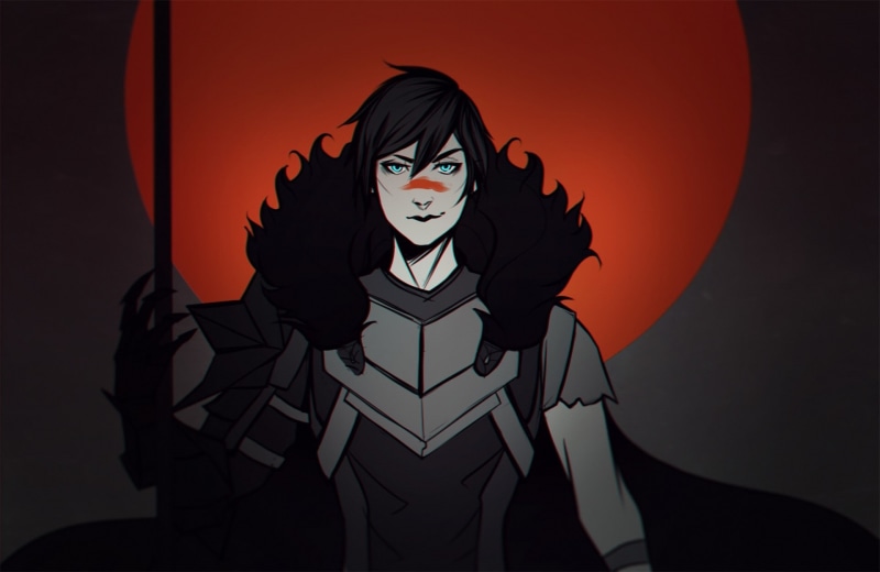 Bioware, 1080P, studio shot, video games, horror, artwork, Hawke, waist up, looking at camera, fear, Dragon Age II, wall - building feature, mystery, portrait