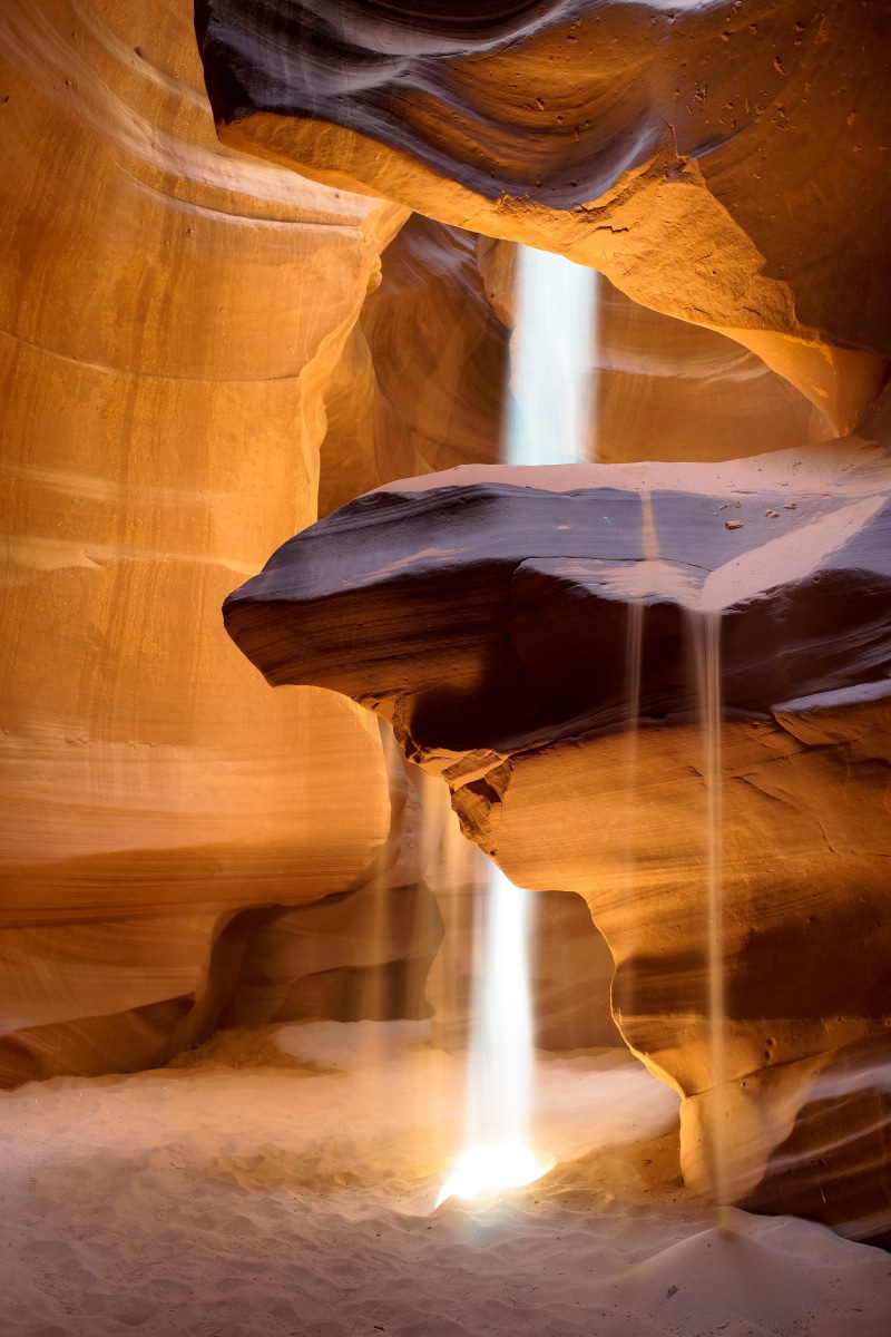 arid climate, brown, famous Place, 5K, solid, Antelope Valley, cave, antelope, digital composite, no people, motion, antelope Canyon, travel, nature, valley