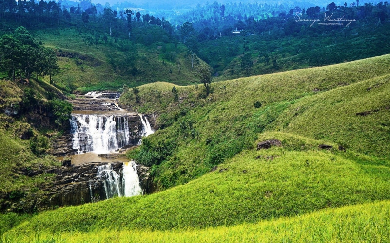 non-urban scene, waterfall, wallpape, no people, sri, long exposure, tranquil scene, 1080P, scenics - nature, lanka, water, outdoors, nature, environment