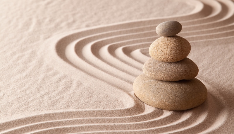 Stone, 4K, Sand, Zen, Earth