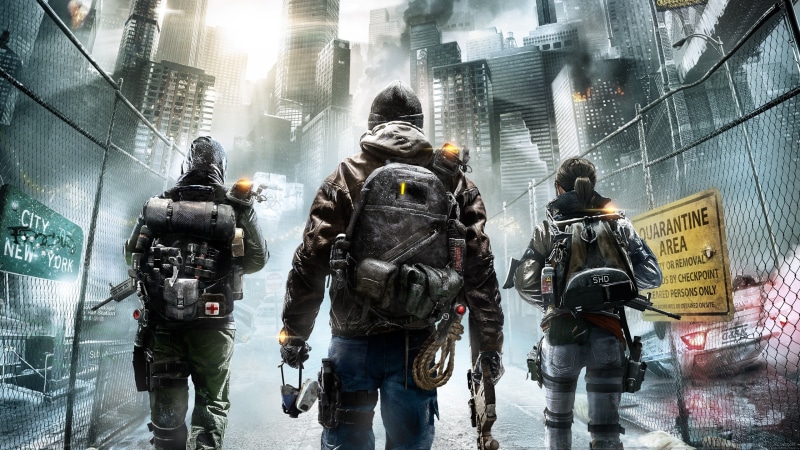 water, activity, protection, men, people, built structure, building exterior, video games, game, city, safety, real people, 2K, group of people, Tom Clancys The Division