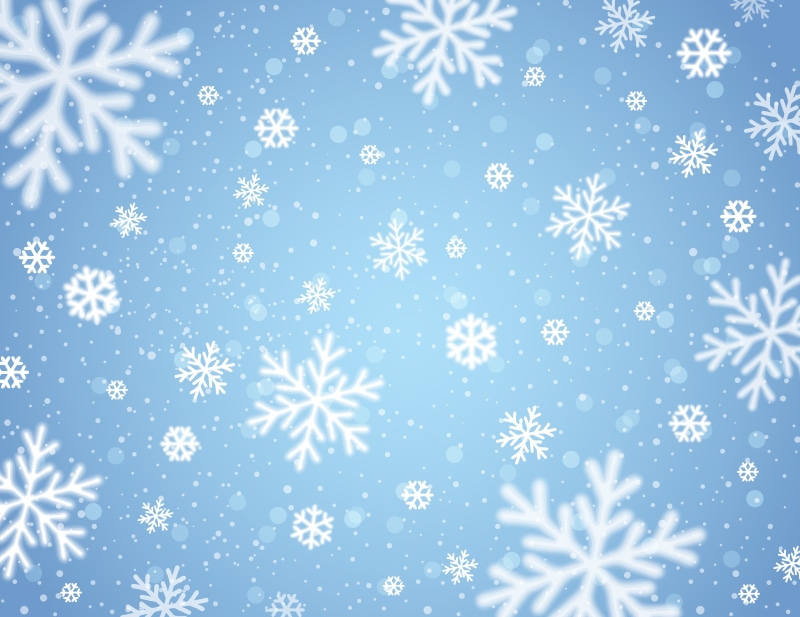 background, snowflakes, winter, 5K