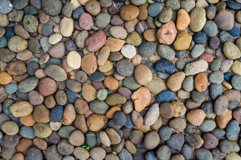blue, shape, nature, pebble, stone, sea, pattern, rock - object, beach, abundance, stone - object, day, no people, stones, rock, full frame, textured, 5K
