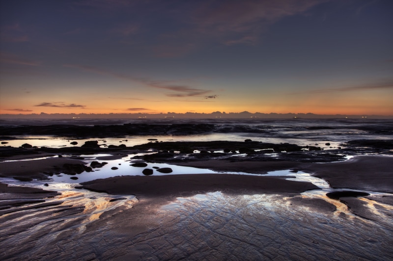 sea  water, landscape, beach, Bellambi, lake, sky, Morning Light, sunrise, blue sky, outdoors, wave, sea, sunset, light, 5K, clouds, nature, dusk, scenics