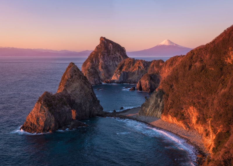 Matsuzaki-cho, Japan, 1080P, Earth, Coastline, Senganmon, Shizuoka Prefecture, Mount Fuji