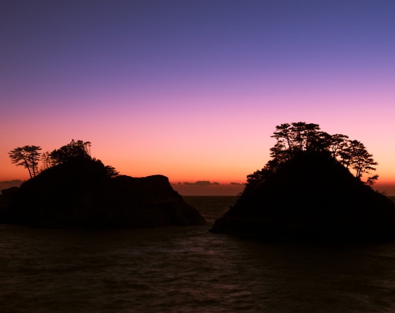 tranquility, West, calm, Nature, sea, sky, islet, Night, shizuokaprefecture, outdoors, waterfront, cloudless, scenics - nature, Clear, kamodistrict, westizu