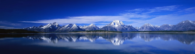 lake, snowcapped mountain, purity, scenics - nature, no people, winter, tranquility, alps, snow, dual monitors, beauty in nature, blue, body, mountains