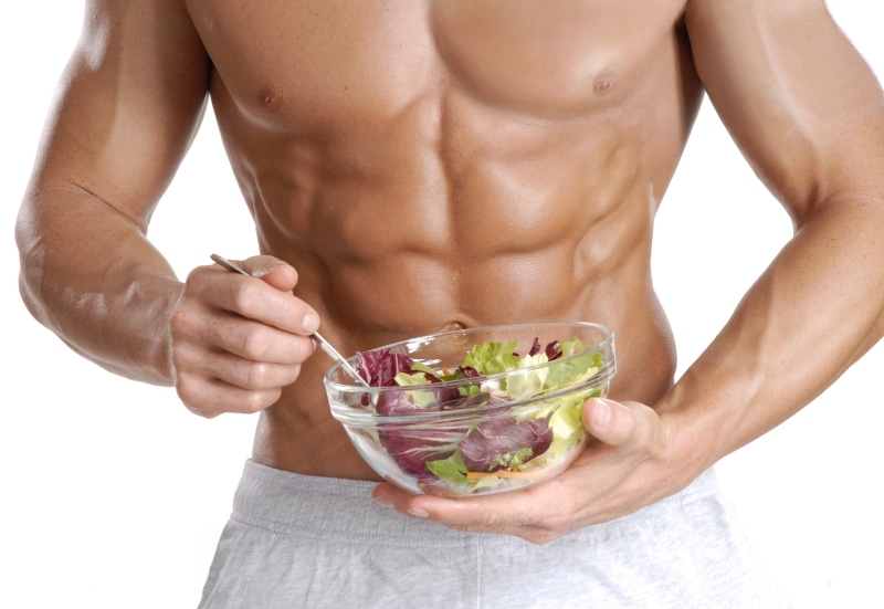 abdominal muscle, lifestyles, men, 2K, salad, white, healthy eating, food and drink, vitality, exercising, strength, abs, healthy lifestyle, shirtless