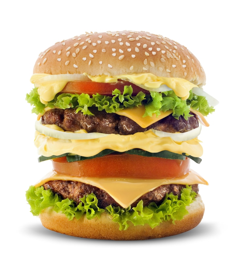 vegetable, burgers, green, cheese, no people, ceramic, beef, 2K, hamburger, minced, white, burger, food, tomato, food and drink, cut out, lettuce, bread