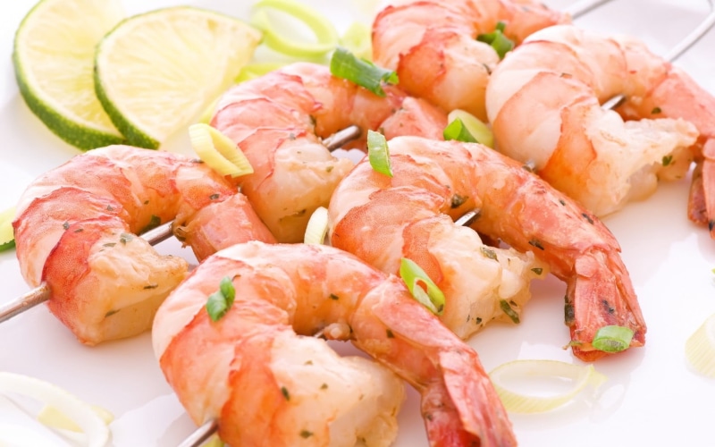lime, restaurant, gourmet, appetizer, food, ready-to-eat, snack, crustacean, prepared Shellfish, close-up, jumbo Shrimp, meat, lemon, lunch, garnish, prepared Crustacean