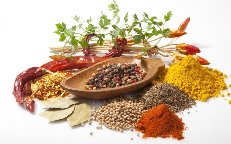 dry, bunch, scented, seed, pepper - Vegetable, heap, close-up, clove, turmeric, paprika, coriander Seed, cayenne Powder, vegetable, leaf, still life, chili Pepper