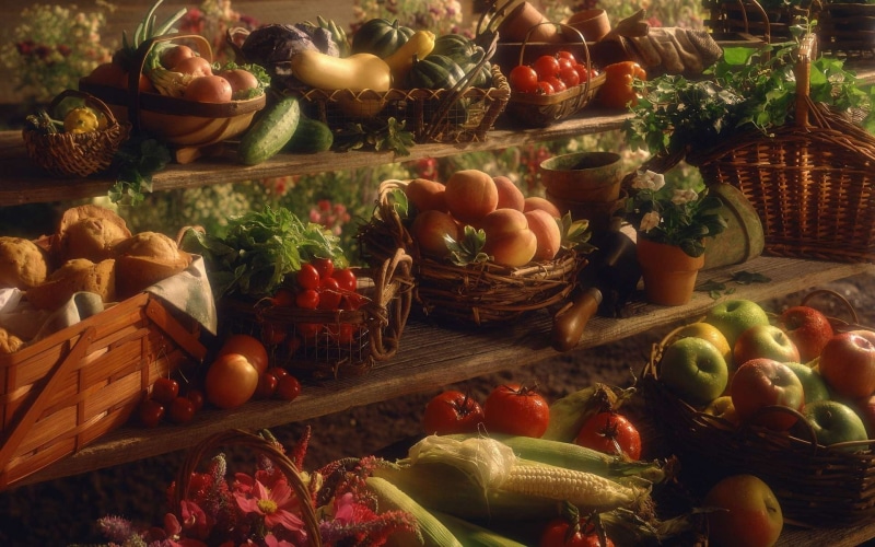 no people, freshness, spice, high angle view, food and drink, abundance, wellbeing, red, indoors, 1080P, apples, variation, fruit, container, choice, large group of objects