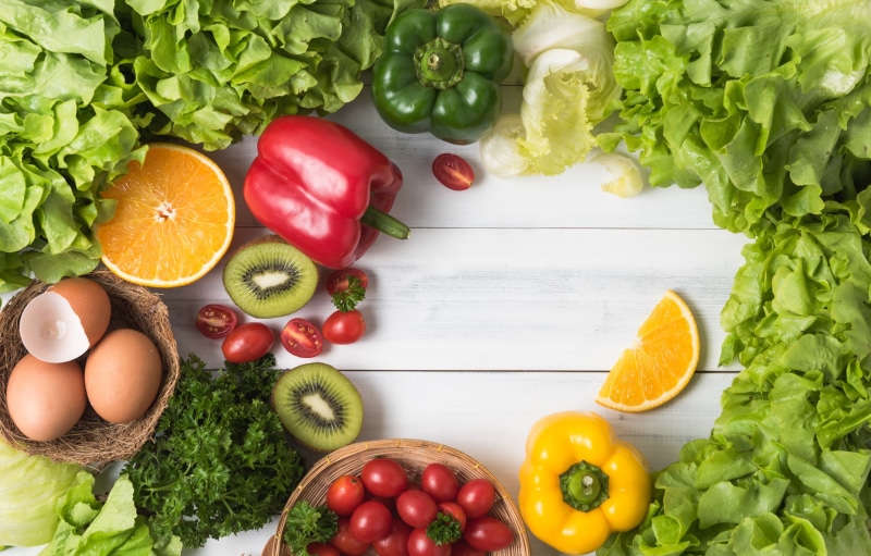 peppers, still life, vegetables, large group of objects, healthy eating, root vegetable, choice, 2K, freshness, parsley, eggs, food, food and drink, wellbeing