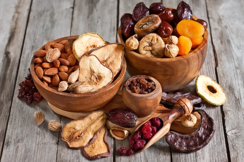 dried fruit, healthy eating, walnut, still life, nut - food, freshness, snack, fruit, brown, indoors, table, large group of objects, bowl, container, food and drink