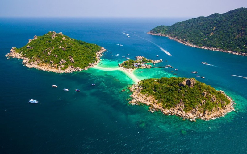 1080P, island, beautiful, thailand, koh, view, desktop, tao, hd, air