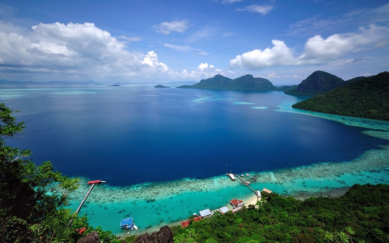 marine, dulang, hd, park, desktop, bohey, malaysia, tun, island, sakaran, 1080P, beautiful, north, view, sabah, borneo