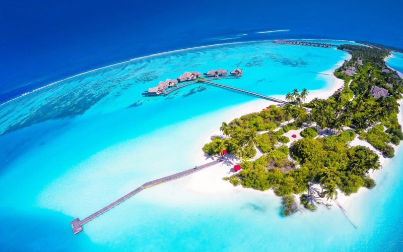 niyama, beauty, maldives, unmanned, 1080P, desktop, view, aircraft, resort, sky