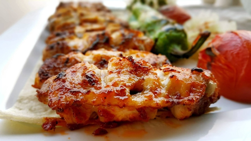 tray, freshness, food And Drink, roasted, Grill, Turkish Cuisine, wellbeing, meat menu, serving size, snack, presentation kebab, focus On Foreground, barbecue