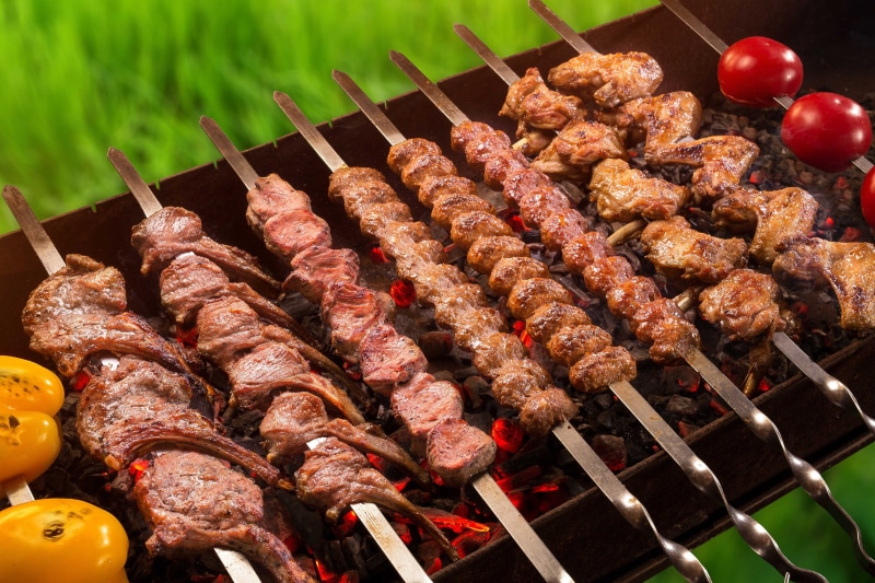 Grilled, Freshness, Red Meat, Heat - Temperature, Kebab, Dinner, Char ...