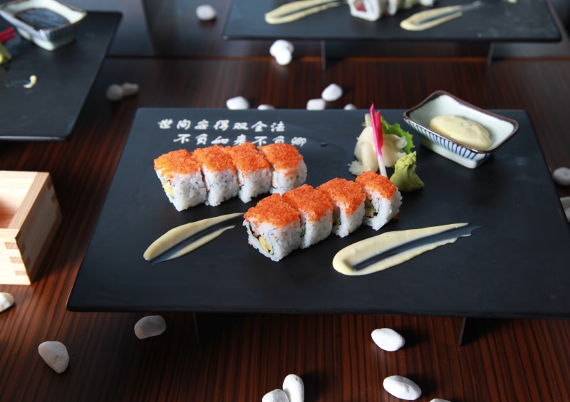 vertebrate, delicious, high angle view, healthy eating, no people, japanese, traditional, restaurant, meal, wellbeing, dinner, ready-to-eat, appetizer