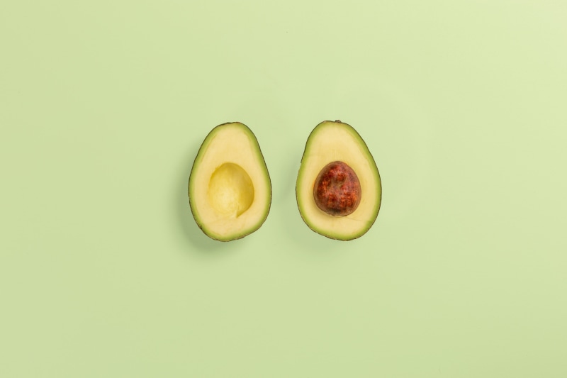 Fruit, ripe, healthy eating, avocado, copy space, studio shot, photo, apple - fruit, slices, seed, two, freshness, vegetarian food, green color, Health