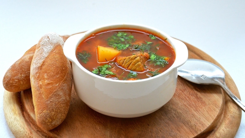bread, food, soup, 1080P