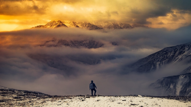 garze, stunning, 4K, asia, sichuan, mountaineering, mountains, sub mei pass, panorama, mount gongga, view, sky, mountaineer, tibet, kangding, china, gongga