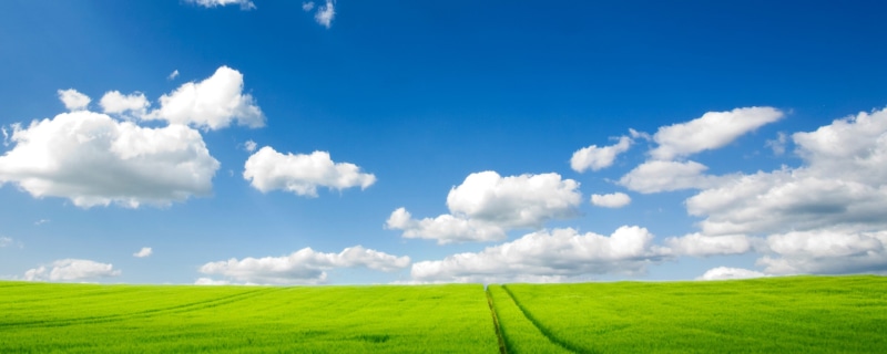 green color, Nature, grass, cloud - sky, no people, beauty in nature, horizon, rural scene, land, cloudscape, pasture, field, scenics - nature, Dual, landscape