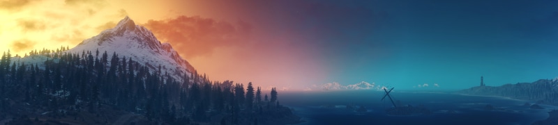 5K, The Witcher 3: Wild Hunt, Panorama, Landscape