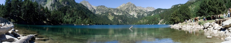 multi, monitor, lakes, montagne, screen, triple, mountains, multiple, lacs, 5K