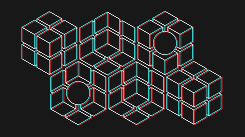 minimalism, illuminated, close-up, studio shot, dark, white, digital art, architecture, black, 1080P, art and craft, illustration, hexagon, neon, design