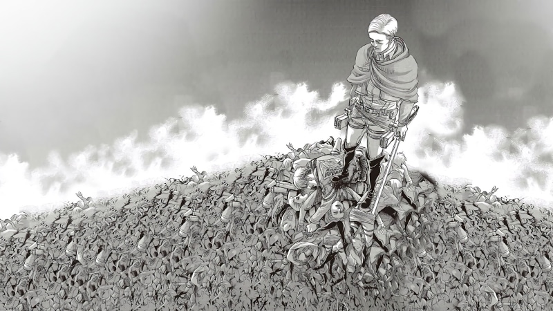 Attack On Titan, Erwin Smith, Anime, 1080P