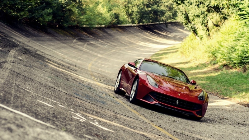 car, road, transportation, retro styled, road trip, tree, travel, day, 1080P, red, landscape, red cars, outdoors, nature, plant, land vehicle, vehicle