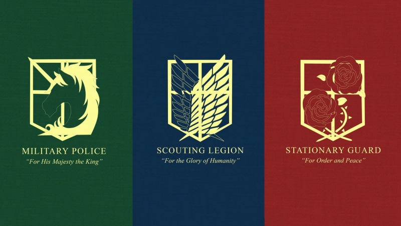 Anime, 1080P, Scouting Legion, Stationary Guard, Shingeki No Kyojin, Military Police Brigade, Attack On Titan